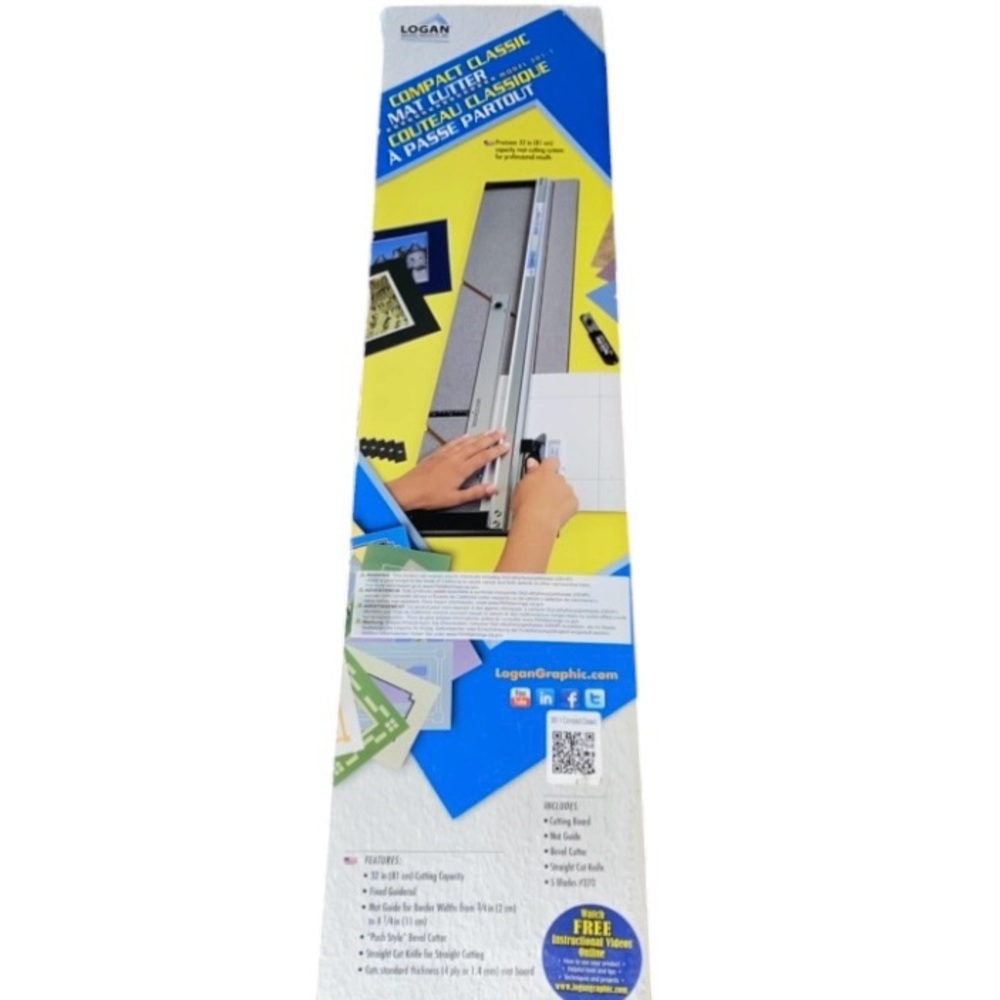 Logan Graphic Products 32" Compact Classic 301-1 Mat Cutter Bevel Cutter Knife